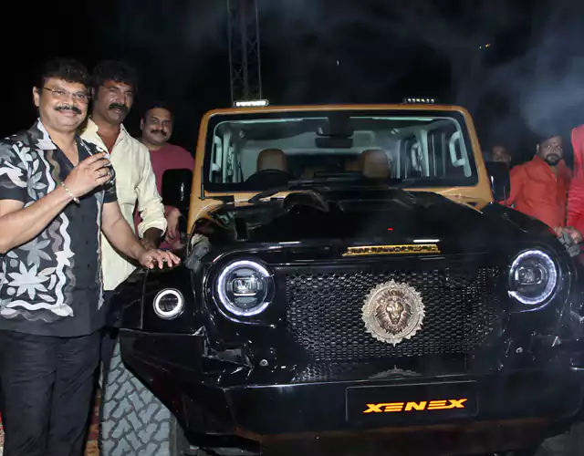 Akhanda Movie Roxx Vehicle Launch Photos